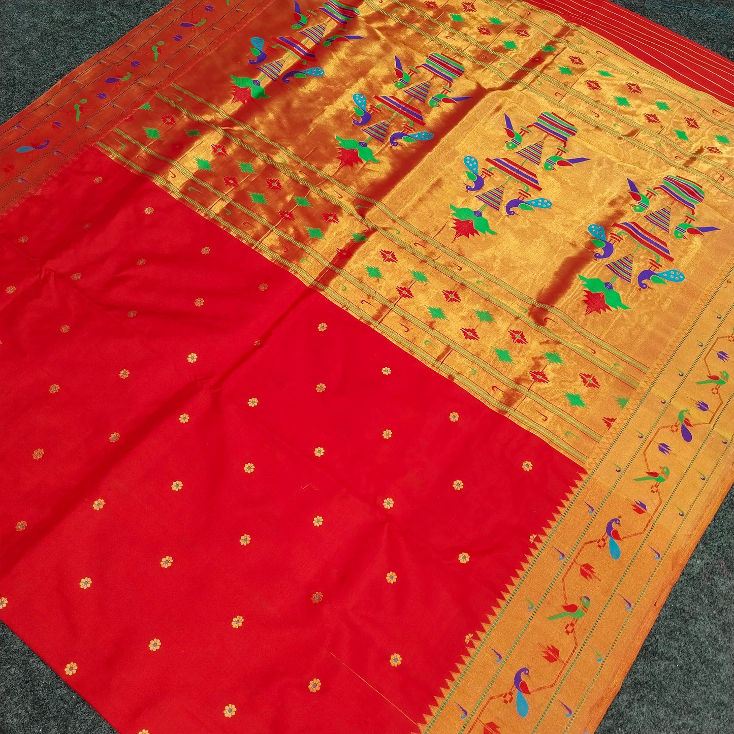 Pure Paithani Handloom Kanchi Pattu Saree