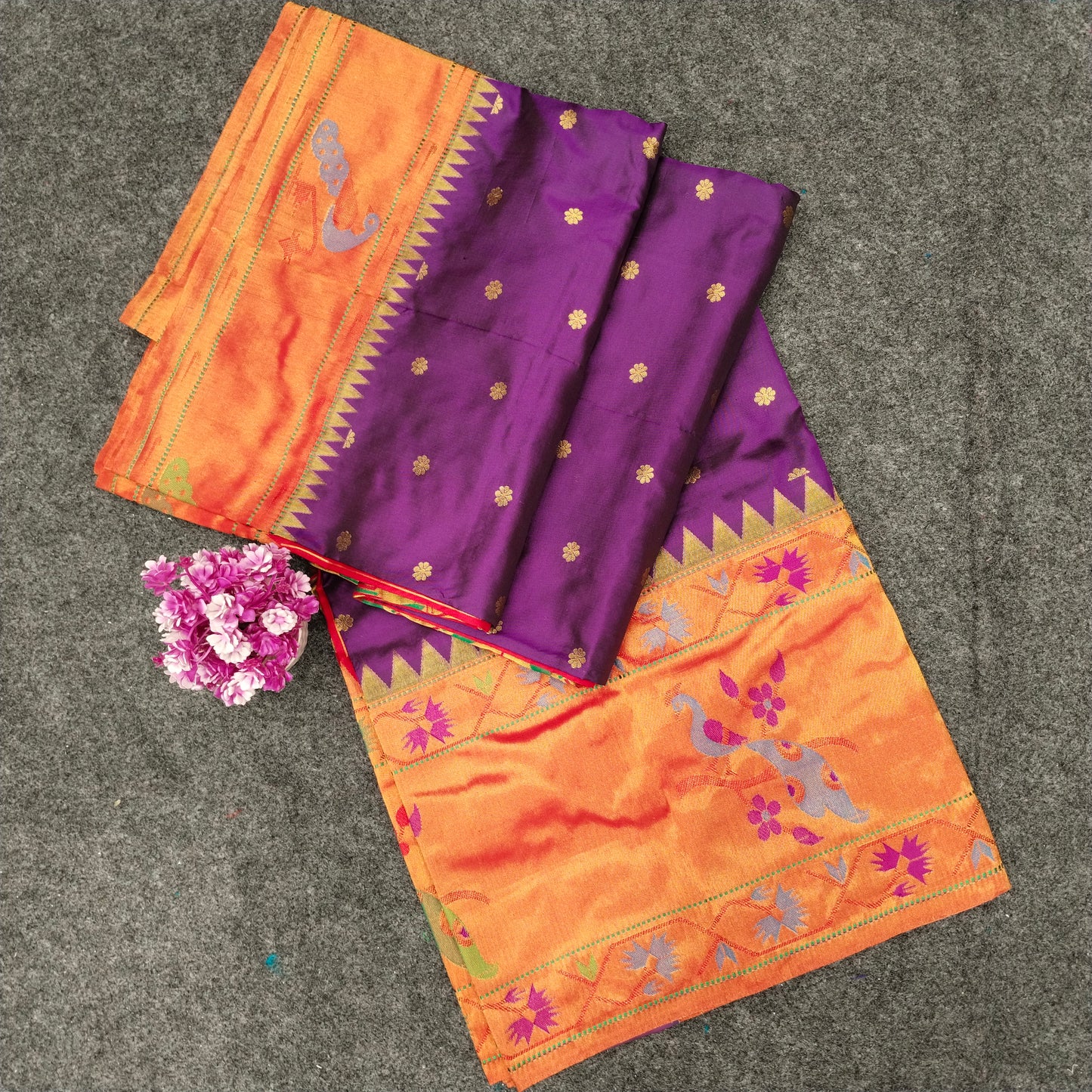 Pure Paithani Handloom Kanchi Pattu Saree