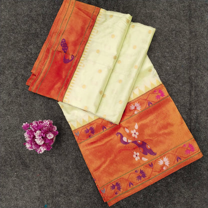 Pure Paithani Handloom Kanchi Pattu Saree