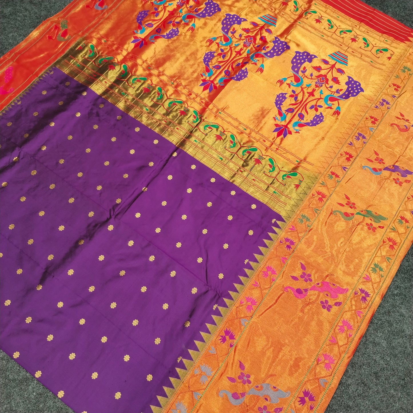 Pure Paithani Handloom Kanchi Pattu Saree