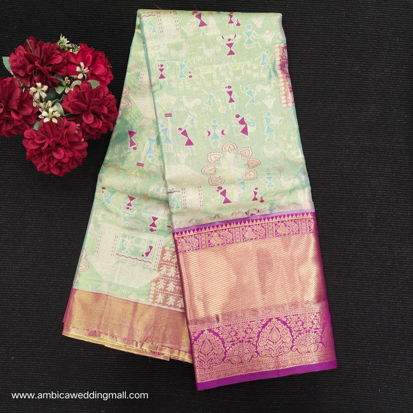 Kanchi Pattu Mix Lehengas [Free Size]