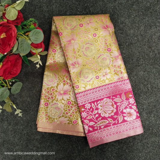 Buy Stunning Kanchi pattu mix paitani Lehenga [2 To 5 Years]