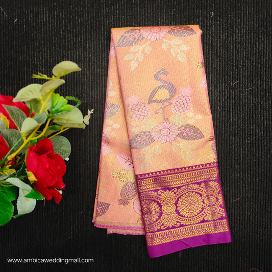 Buy Stunning Kanchi pattu mix Lehenga [0 To 1½ Years]