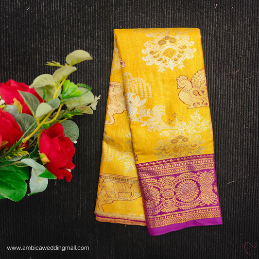Buy Stunning Kanchi pattu mix Lehenga [0 To 1½ Years]