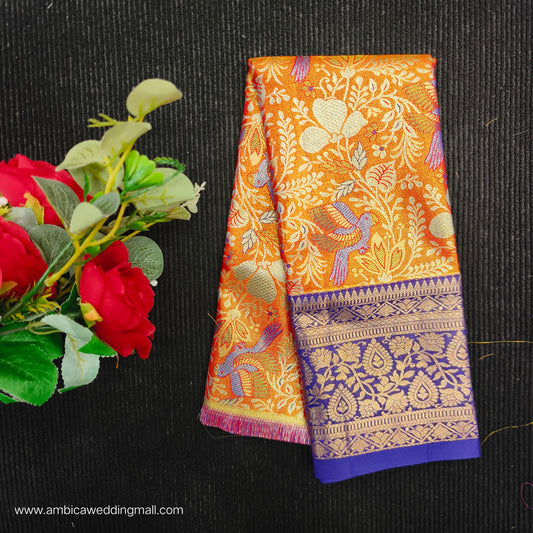 Buy Stunning Kanchi pattu mix Lehenga [0 To 1½ Years]