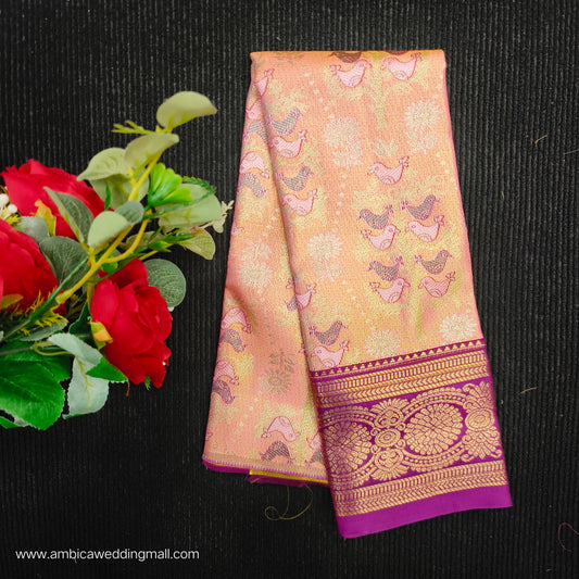 Buy Stunning Kanchi pattu mix Lehenga [0 To 1½ Years]