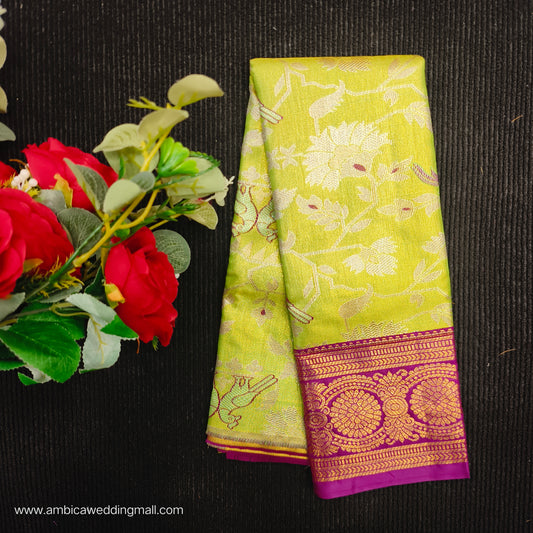 Buy Stunning Kanchi pattu mix Lehenga [0 To 1½ Years]