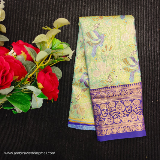 Buy Stunning Kanchi pattu mix Lehenga [0 To 1½ Years]