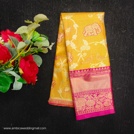 Buy Stunning Kanchi pattu mix Lehenga [0 To 1½ Years]