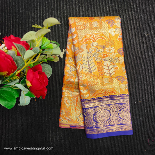 Buy Stunning Kanchi pattu mix Lehenga [0 To 1½ Years]