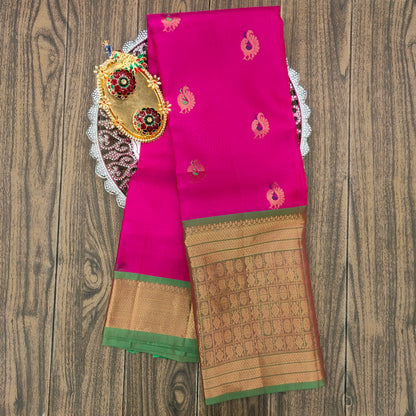 Kanchi Pattu Handloom Butta Saree