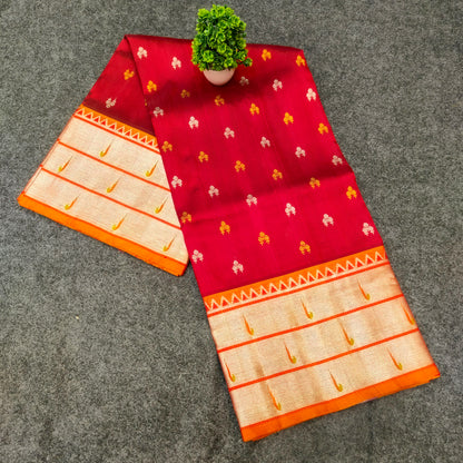 Pure Resham Venkatagiri Handloom saree