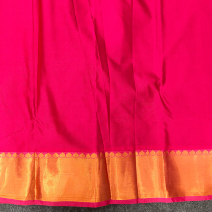 Kanchi Pattu Brocade Halfmix Saree