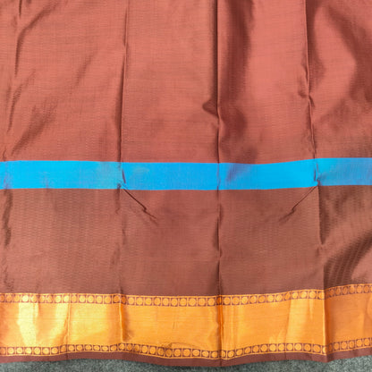 Kanchi Pattu Brocade Halfmix Saree