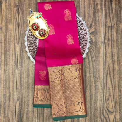 Kanchi Pattu Handloom Butta Saree