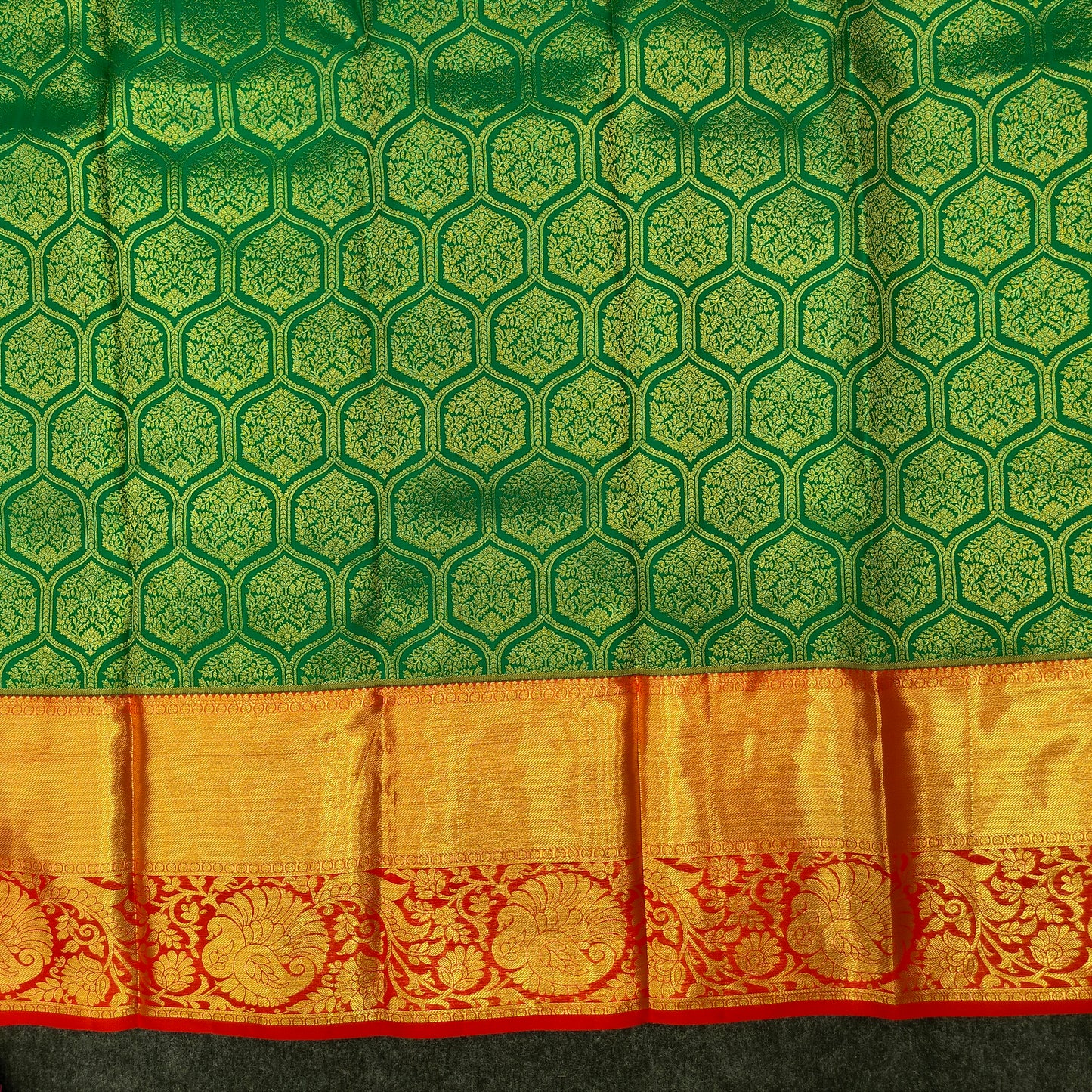 ✨Pure Resham Bridal Kanchi Pattu Handloom Saree