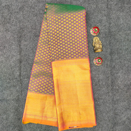 ✨Pure Resham Bridal Kanchi Pattu Handloom Saree