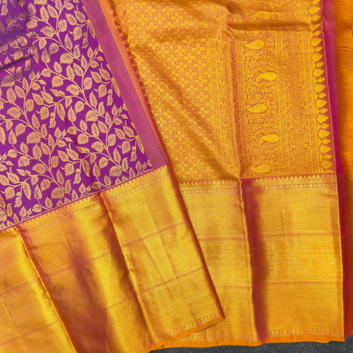 ✨Pure Resham Bridal Kanchi Pattu Handloom Saree