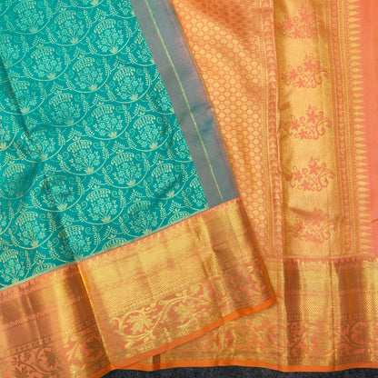 ✨Pure Resham Bridal Kanchi Pattu Handloom Saree.