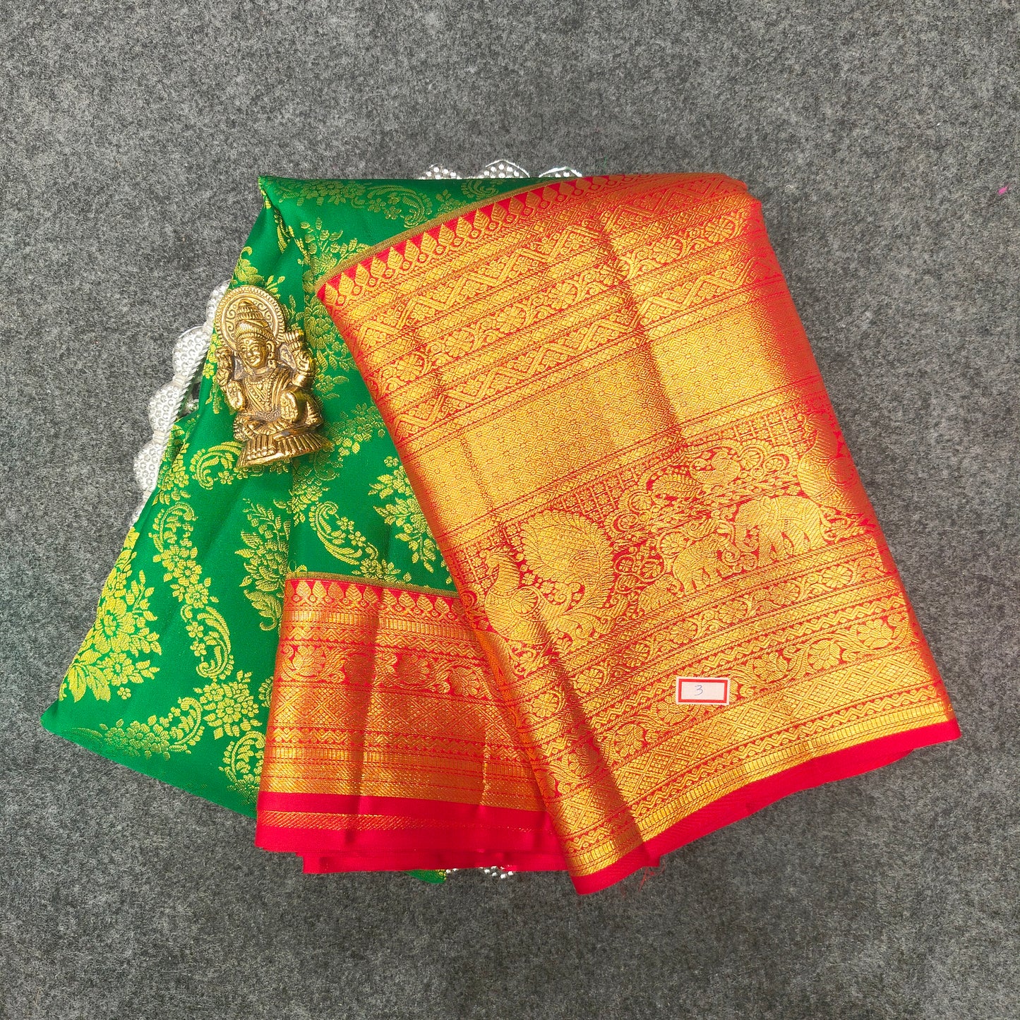 ✨Pure Resham Bridal Kanchi Pattu Handloom Saree