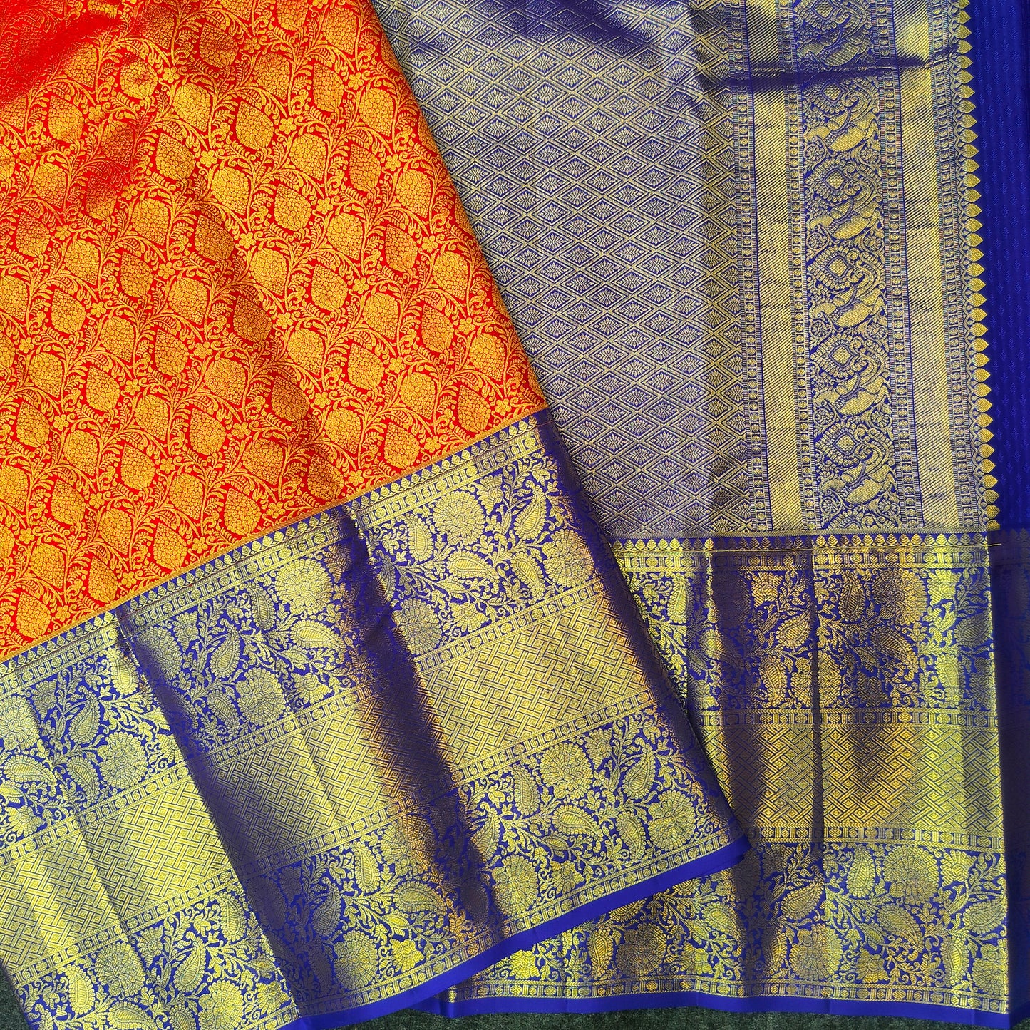 ✨Pure Resham Bridal Kanchi Pattu Handloom Saree