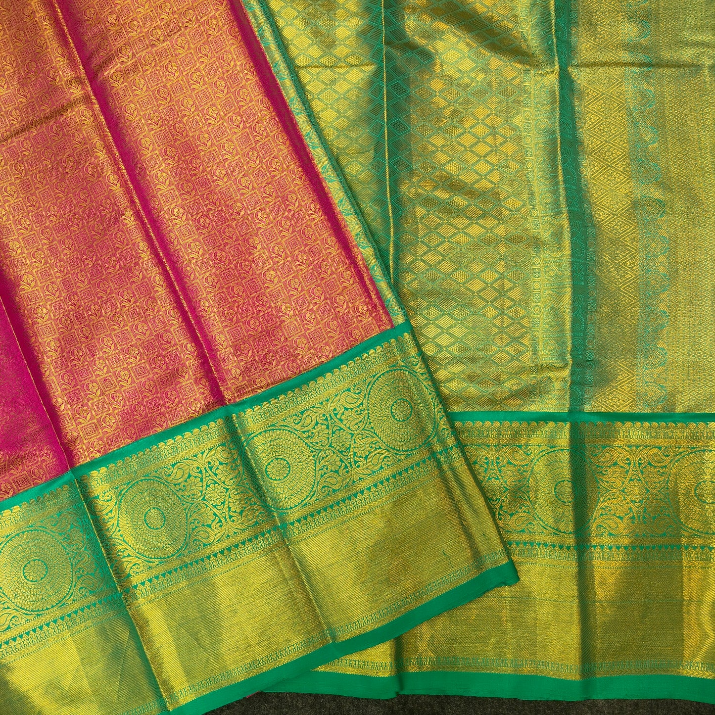 ✨Pure Resham Bridal Kanchi Pattu Handloom Saree