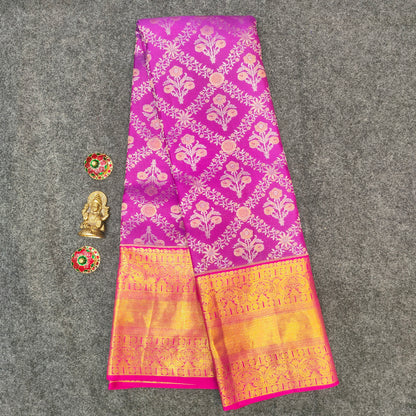 ✨Pure Resham Bridal Kanchi Pattu Handloom Saree