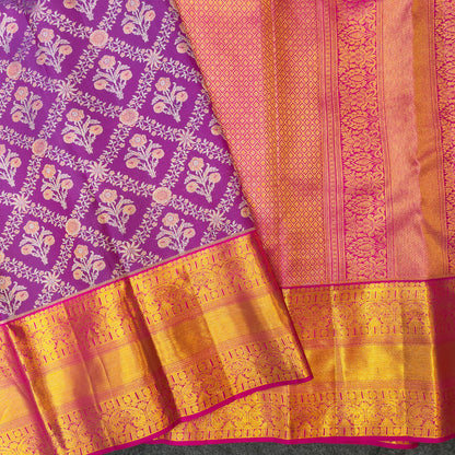 ✨Pure Resham Bridal Kanchi Pattu Handloom Saree