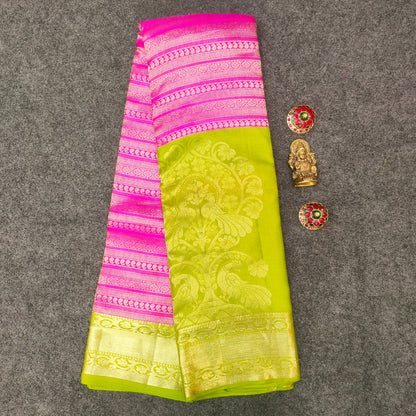 Pure Kanchi Pattu Handloom Celebrety Bridal Sarees ✨ - Ambica Wedding Mall