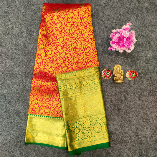 ✨Pure Resham Bridal Kanchi Pattu Handloom Saree