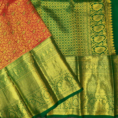 ✨Pure Resham Bridal Kanchi Pattu Handloom Saree