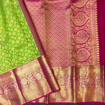 ✨Pure Resham Bridal Kanchi Pattu Handloom Saree