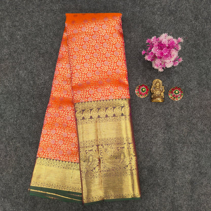 Kanchi Pattu Bridal Pure Zari Saree