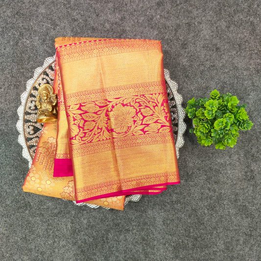 Kanchi Pattu Bridal Pure Zari Saree