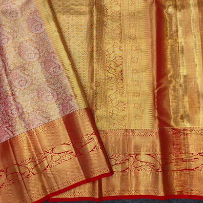 Kanchi Pattu Bridal Pure Zari Saree