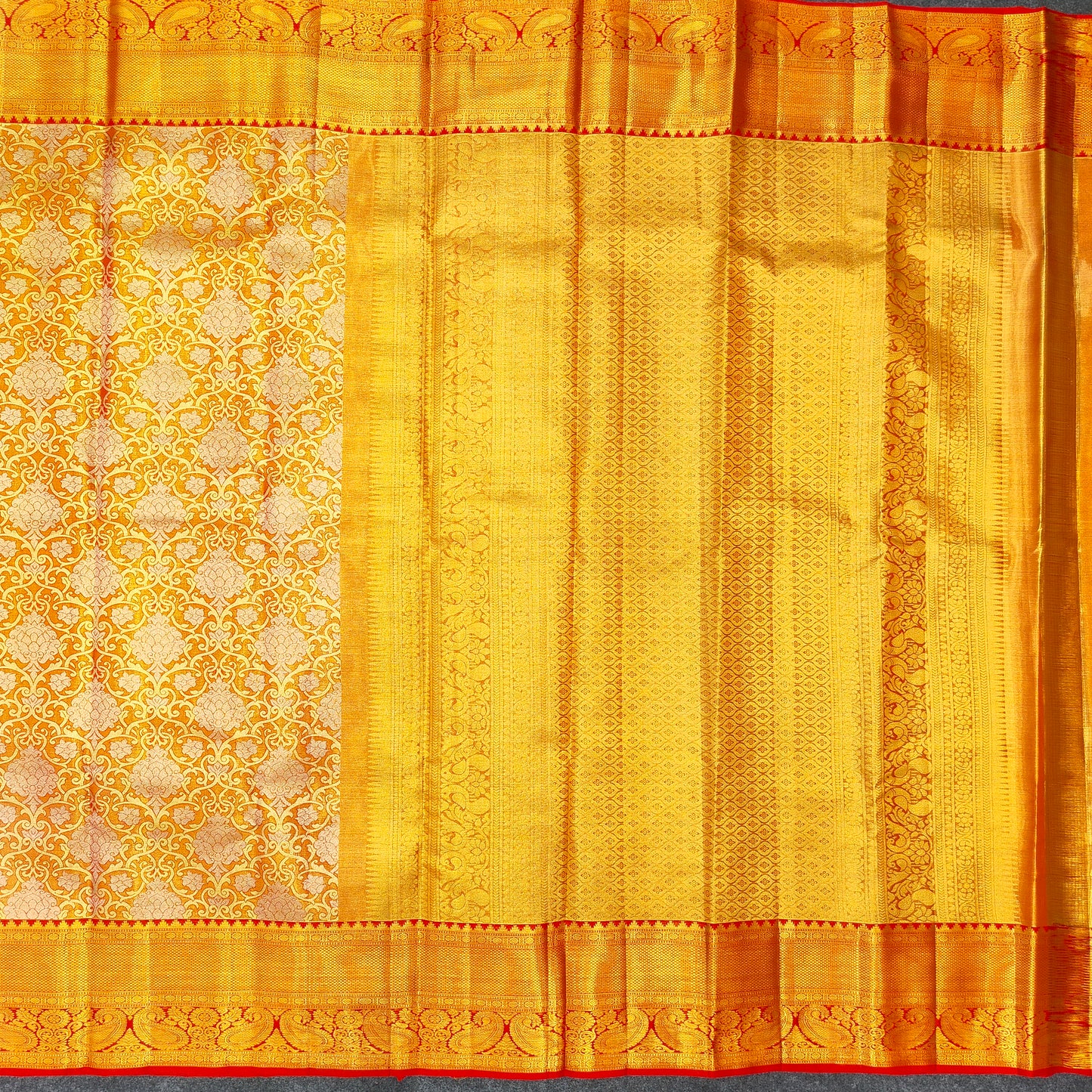 Kanchi Pattu Bridal Pure Zari Saree