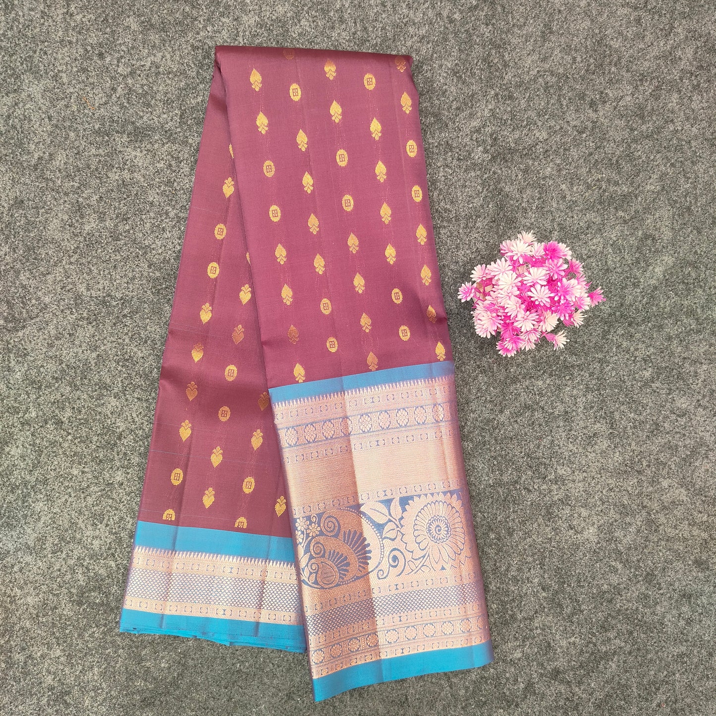 Kanchi Pattu Handloom Butta Sarees