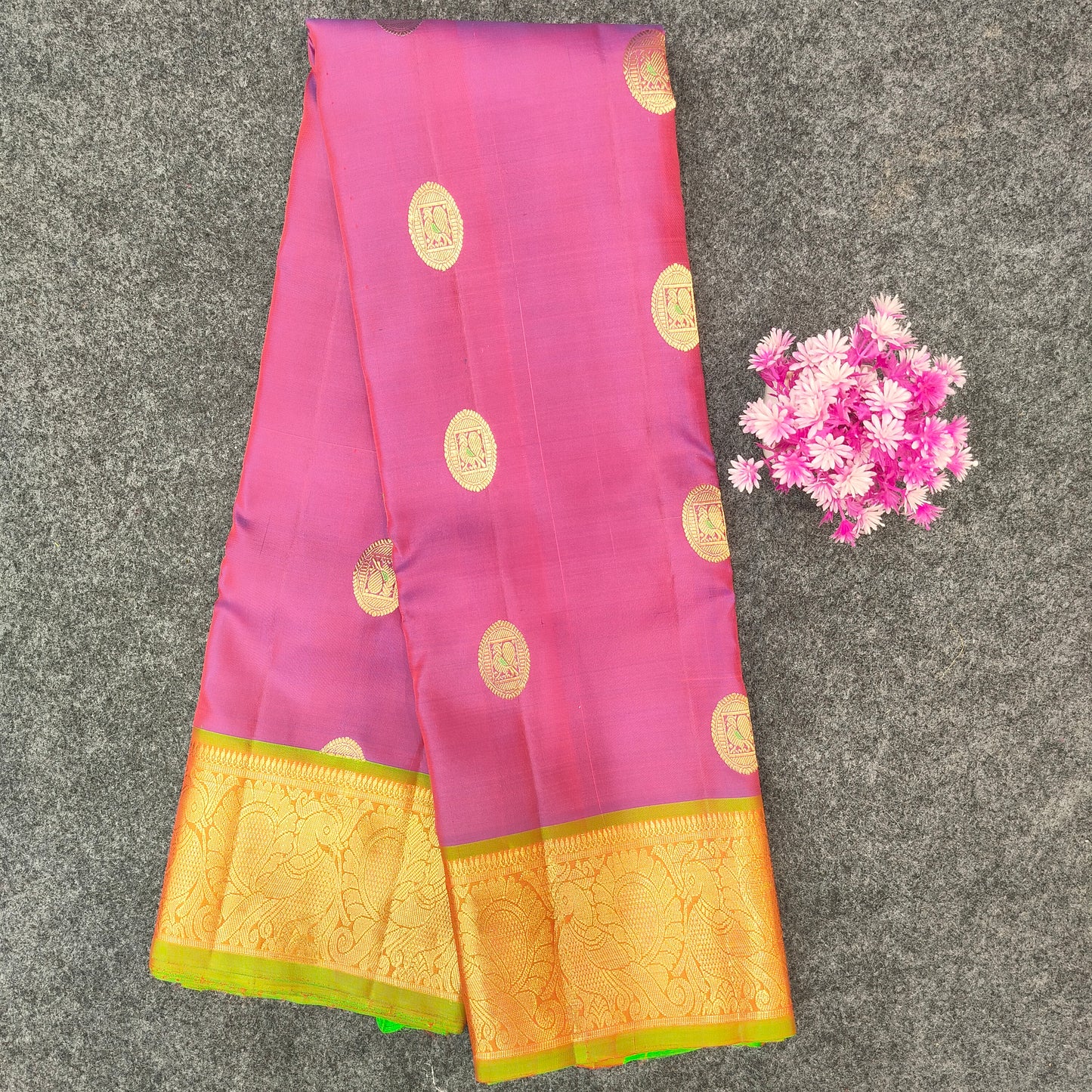 Kanchi Pattu Handloom Butta Sarees