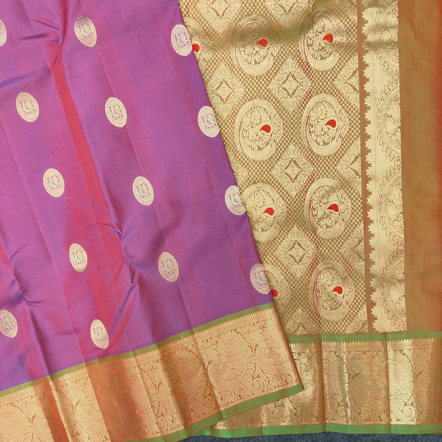 Kanchi Pattu Handloom Butta Sarees