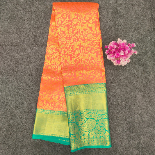 Pure Resham Bridal Kanchi Pattu Handloom Saree