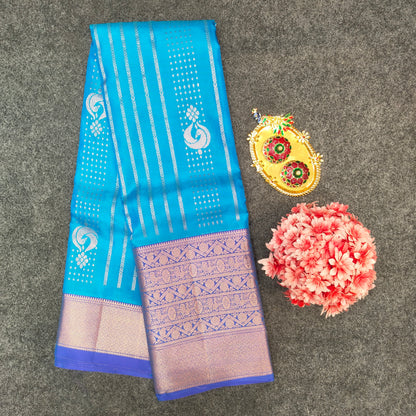 Kanchi Pattu Handloom Butta Sarees