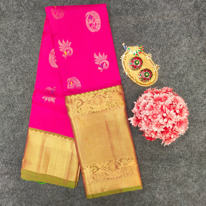 Kanchi Pattu Handloom Butta Sarees