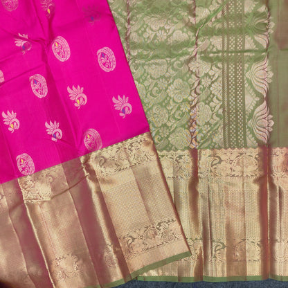 Kanchi Pattu Handloom Butta Sarees