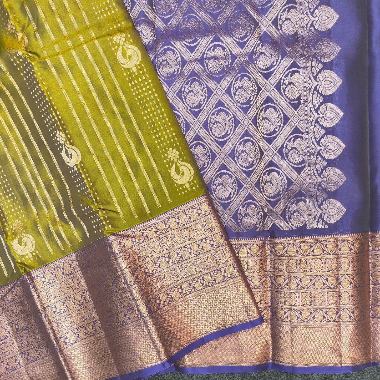 Kanchi Pattu Handloom Butta Sarees