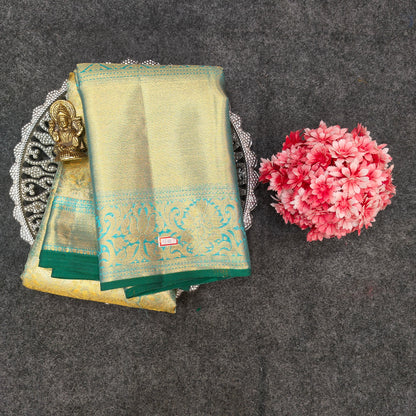 Pure Resham Bridal Kanchi Pattu Handloom Saree