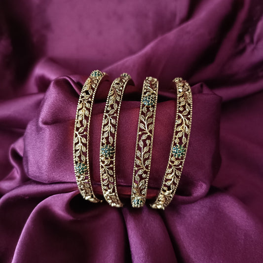 Beautiful Nakshi gold bangles collection