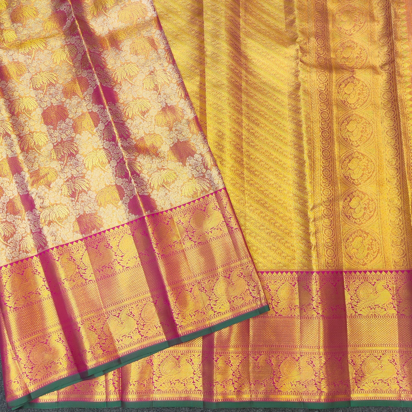 Pure Resham Bridal Kanchi Pattu Handloom Saree