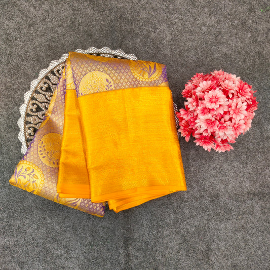 Kanchi Pattu Bridal Pure Zari Saree