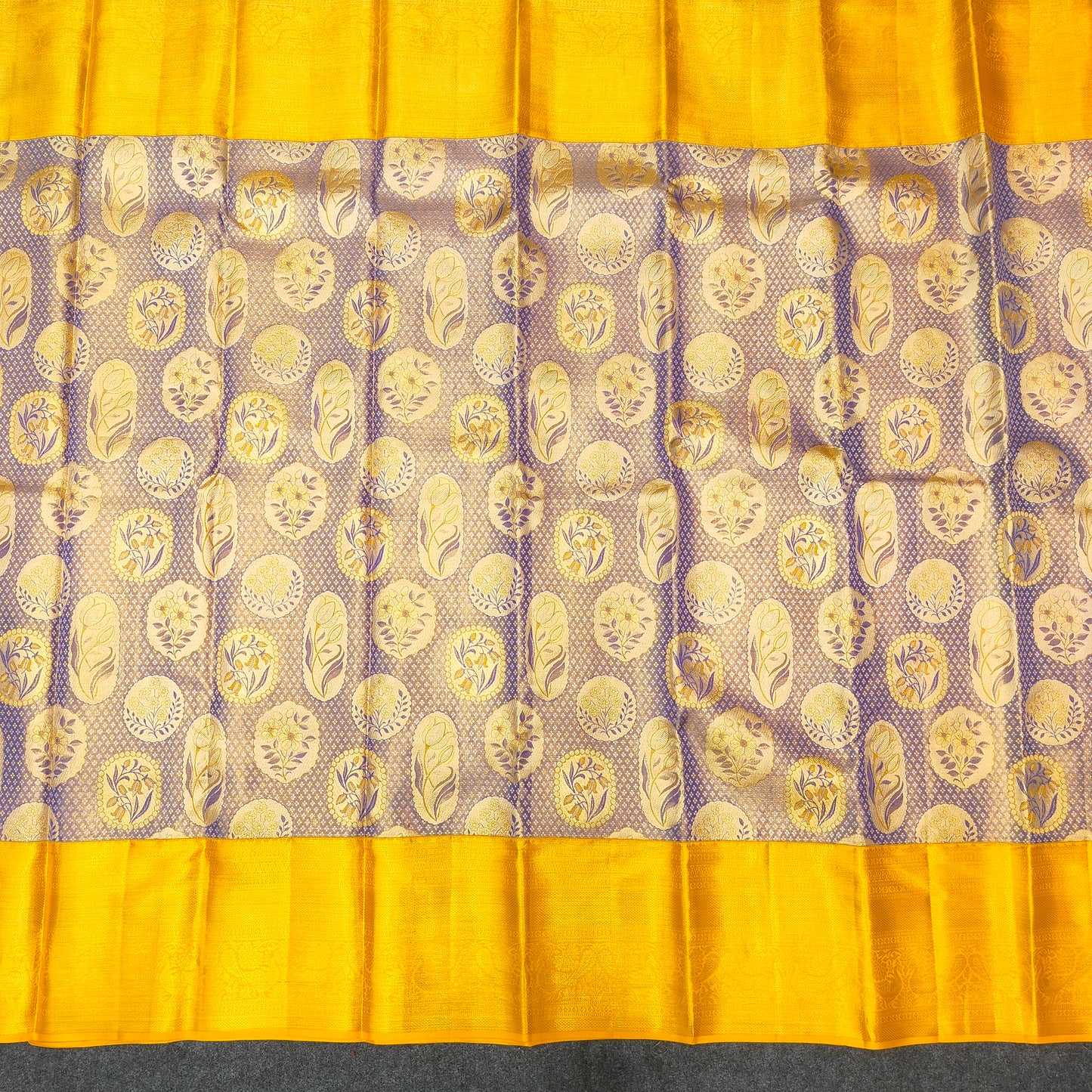 Kanchi Pattu Bridal Pure Zari Saree