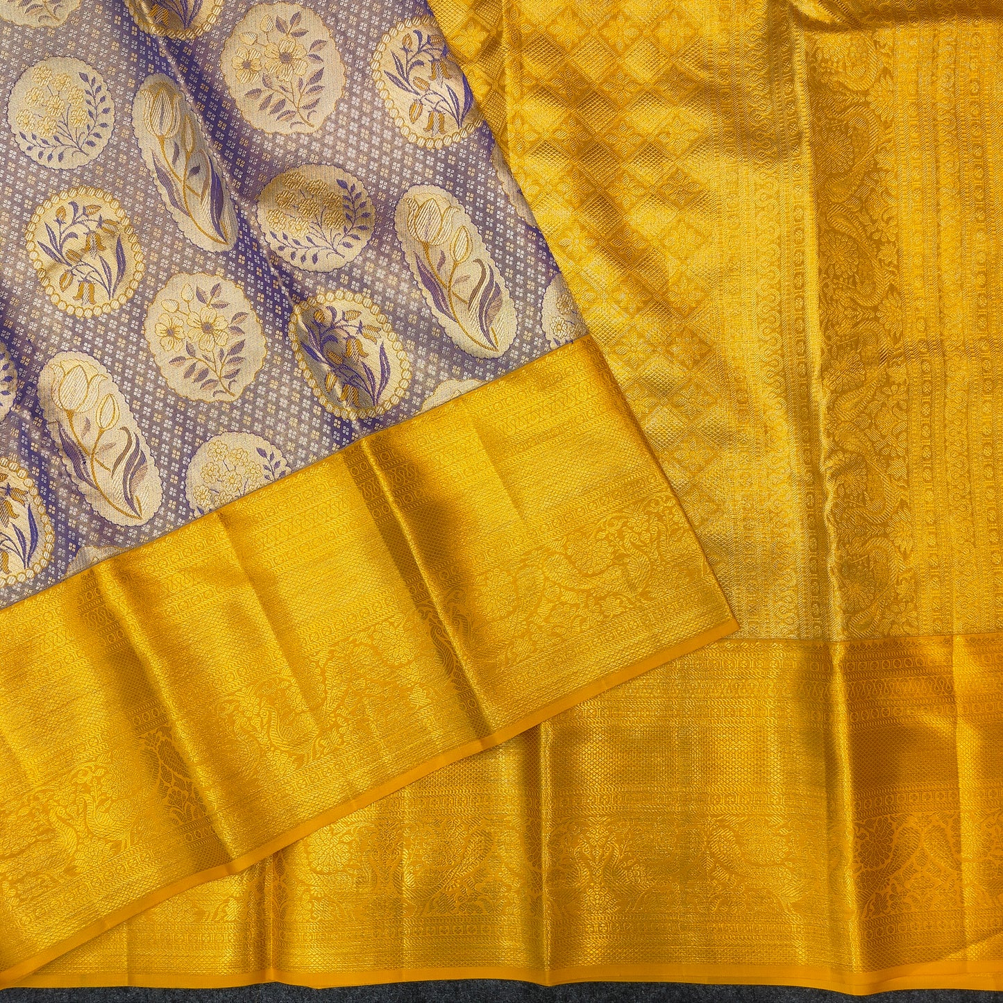 Kanchi Pattu Bridal Pure Zari Saree